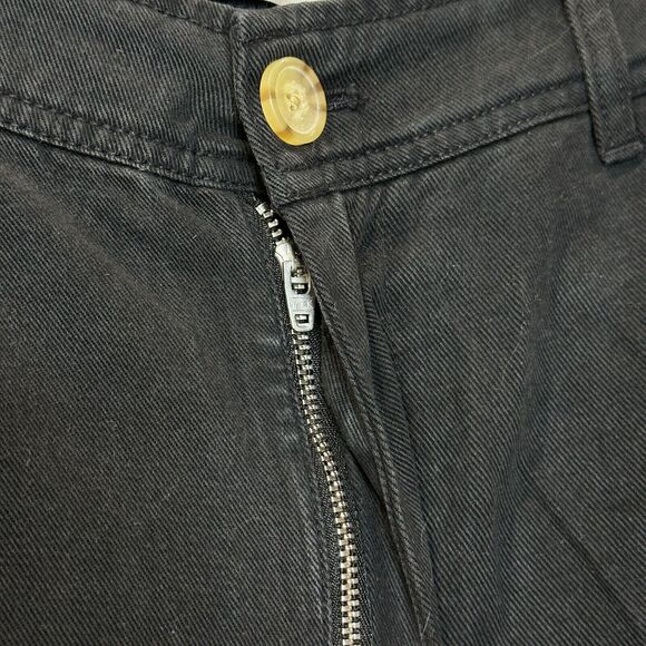 Everlane The Tencel Relaxed Chino Pants Black High Rise Women's 2 NWT Pockets - Picture 5 of 13